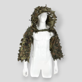 Ghillie snajperskie Bolero w liściach Flecktarn - Invader Gear