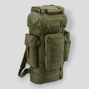 Mochila táctica MOLLE verde oliva - Brandit