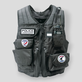 Identificatievest ordediensten zwart - Patrol Equipement