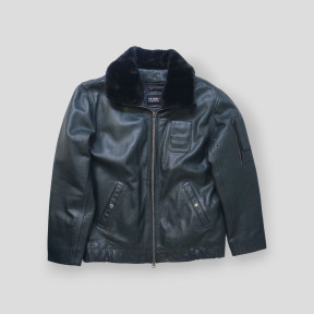 Leren Pilotenjack Blauw - Patrol Equipement