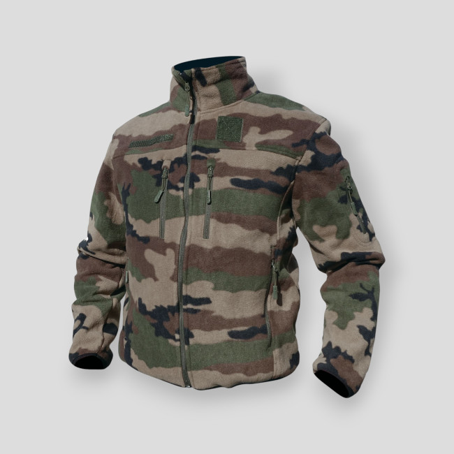 Fleece jack camo ce FITTE - Patrol Equipement