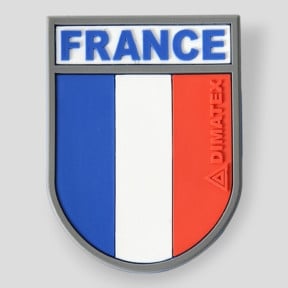 Naszywka gumowa Francja - Dimatex