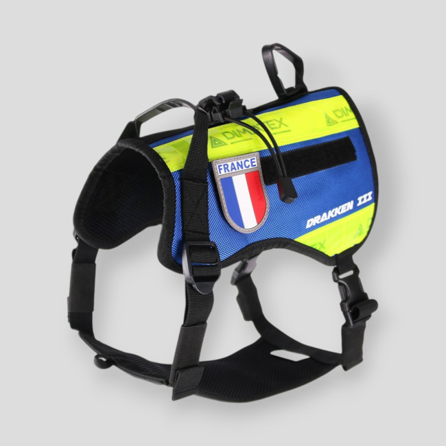 Drakken 3 Hundegeschirr Blau - Dimatex