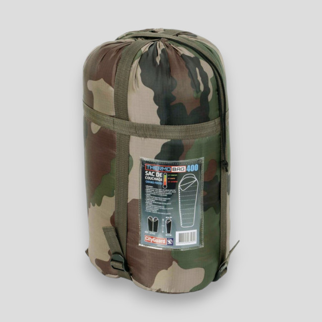 Schlafsack Thermobag Extreme Kälte 450g/m² - Cam CE - CityGuard