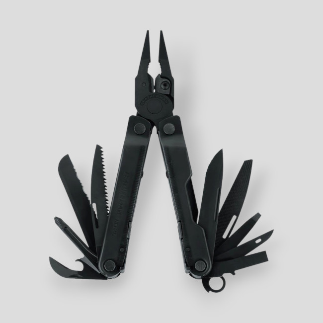 Multifunktionszange 17 Werkzeuge REBAR schwarz mit Etui - Leatherman