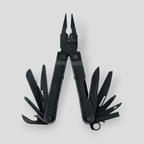 Alicates multifunción 17 herramientas REBAR negro con funda - Leatherman
