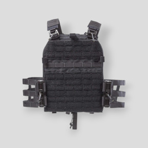 Plaatdrager vest LT042/2 -Zwart - Lindnerhof