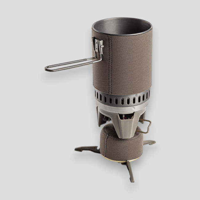 Conjunto de cozinha 1L com fogão a gás Tac-Boil - A10 Equipment