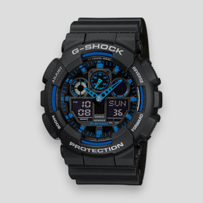 Orologio G-Shock GA-100 - Nero/Blu - Casio