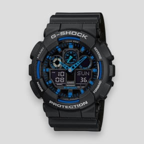 Montre G-Shock GA-100 - Noir/Bleu - Casio