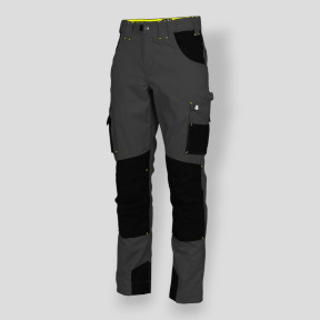 Pantalón de trabajo ADAM - Gris/Negro - Nine Worths by North Ways