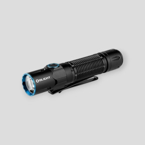 Taktische Stroboskop-Lampe mit Doppelschalter 2300 Lumen Warrior 3S Schwarz - Olight