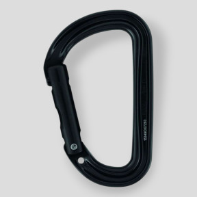Karabińczyk asymetryczny ultralekki Sm'D bez systemu blokującego - Czarny - Petzl