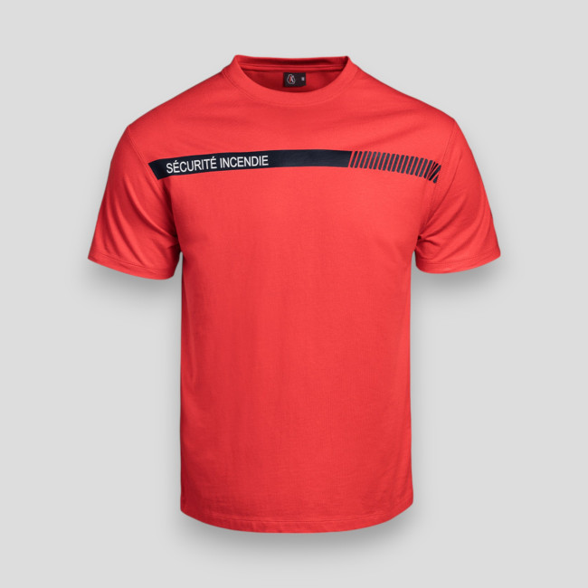 T-Shirt Brandschutz Sécu-One - Rot - A10 Equipment
