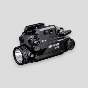 Torcia con puntatore laser per armi WL22 (400 lumen) - Verde + IR - Nextorch