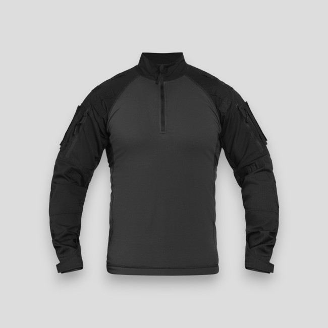 Camisa táctica de campo negra - Miltec