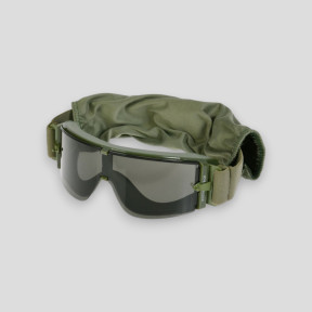 Óculos com 3 lentes 800 coloridas - Verde OD - Delta Tactics