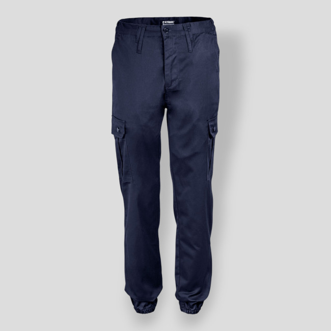 Pantaloni di sicurezza blu opaco con tasche laterali - Patrol Equipement