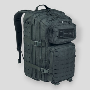 Mochila US ASS. PACK Laser Cut 36L Preta - Miltec
