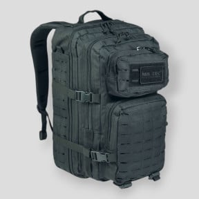 Mochila US ASS. PACK Laser Cut 36L Preta - Miltec