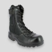 Rangers met stalen neus 2 ritsen in leer/polyester XT5 - Zwart - Patrol Equipement