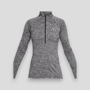 Women's 1/2 Zip Tech - Twist - Black - Under Armour