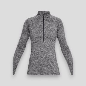 Tech con cremallera 1/2 para mujer - Twist - Negro - Under Armour