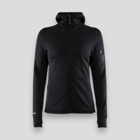 Veste à capuche polartec Noir Femme - Craft Tactical