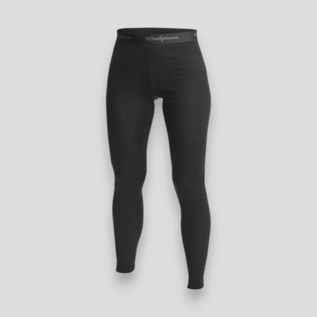 Calzoncillos largos para mujer LITE Negro - Woolpower