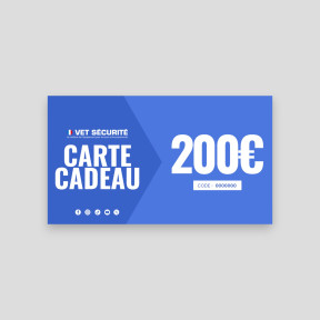 Karta Podarunkowa 200€ - Vet Sécurité