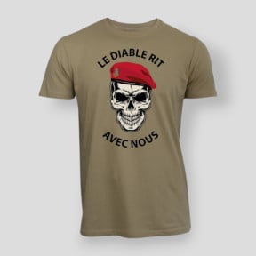 T-Shirt 190g DER TEUFEL LACHT Light Sand - Summit Lifestyle