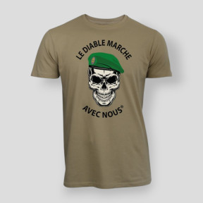 Camiseta 190g LE DIABLE MARCHE Light Sand - Summit Outdoor Lifestyle