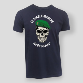 T-shirt 190g DE DUIVEL MARCHEERT Marine - Summit Lifestyle