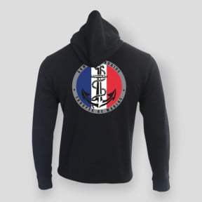 Sudadera Tropas de Marina Francia Negro - Summit Outdoor Lifestyle