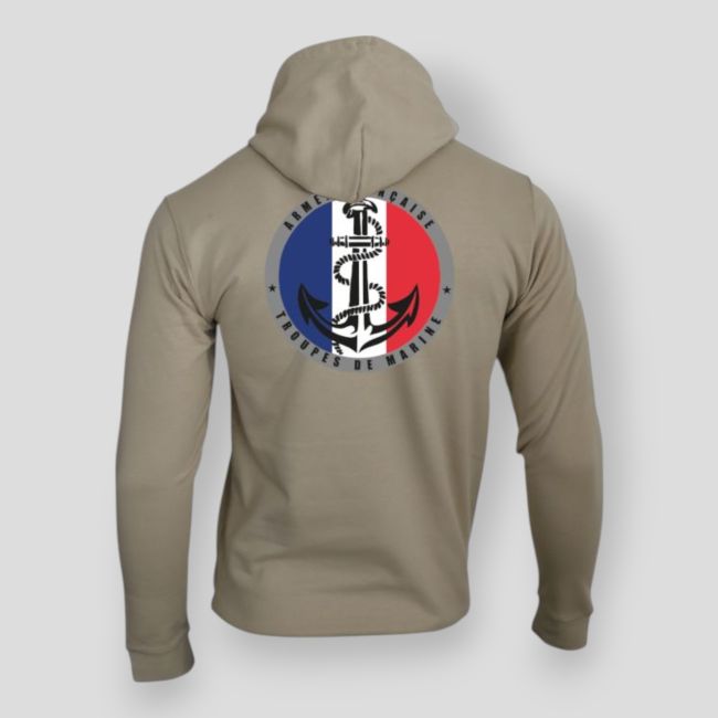 Sudadera Tropas de Marina Francia Light Sand - Summit Outdoor Lifestyle