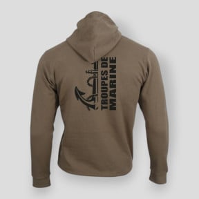 Sweat-shirt Troupes de Marine design Moka - Summit Outdoor Lifestyle