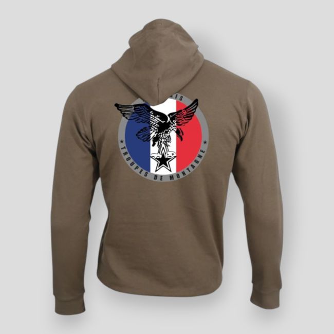 Sweat-shirt Toupes de Montagne France Moka - Summit Lifestyle