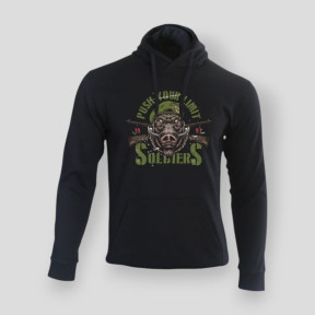 Bluza Push your limit Soldiers Czarna - Summit Lifestyle