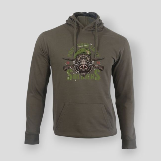 Felpa Push your limit Soldiers Kaki - Summit Outdoor Lifestyle