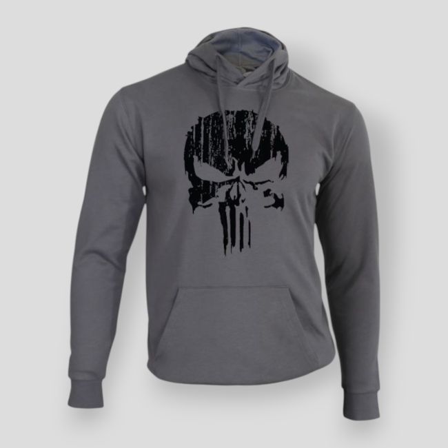 Bluza Punisher Czarny Szary - Summit Lifestyle