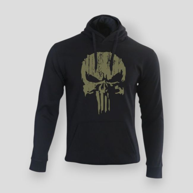 Punisher Kaki Zwart sweatshirt - Summit Lifestyle