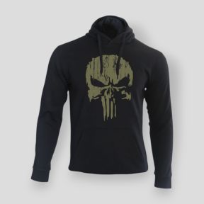 Sweatshirt Punisher Caqui Preto - Summit Outdoor Lifestyle