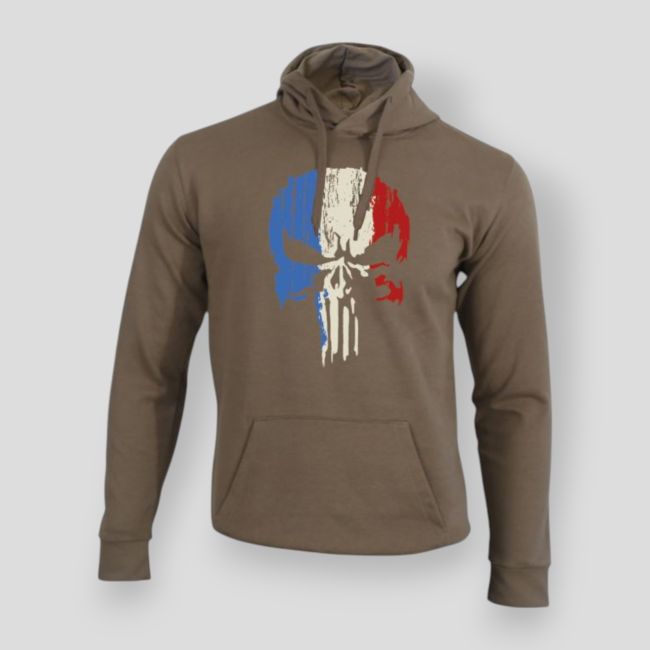 Punisher France Mokka sweatshirt - Summit Lifestyle