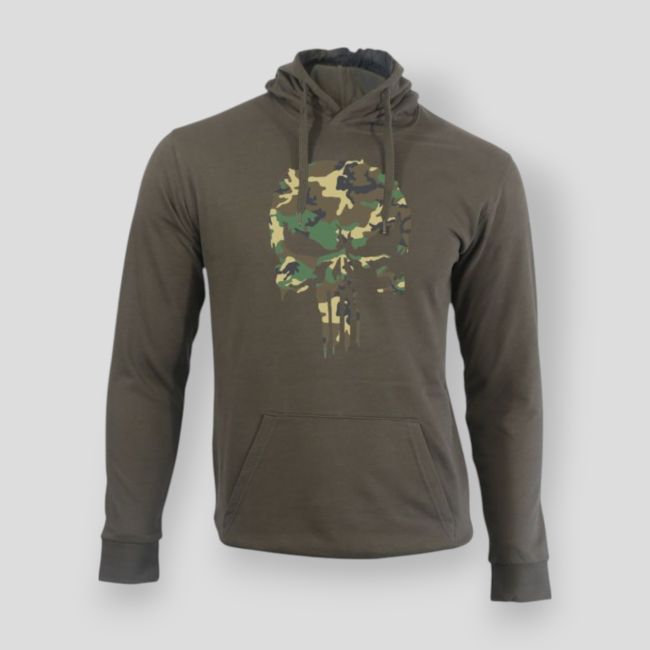 Camisola Punisher Camo Caqui - Summit Outdoor Lifestyle