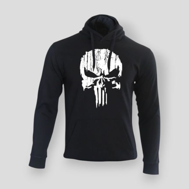 Bluza Punisher Biała Czarna - Summit Lifestyle