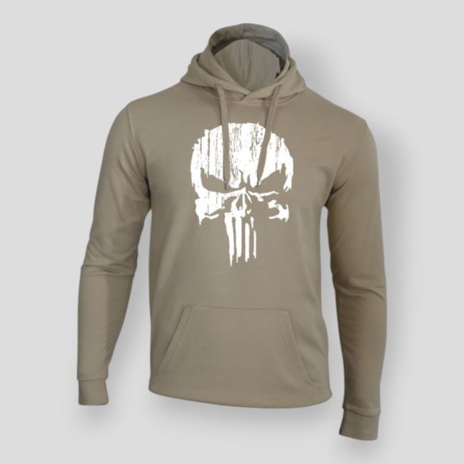Sweatshirt Punisher Weiß Light Sand - Summit Lifestyle