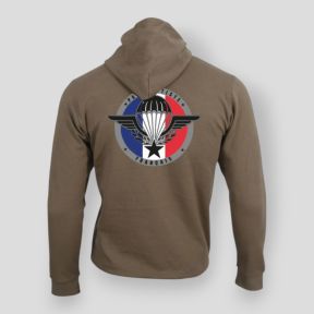Felpa Paracadutista Francia Moka - Summit Outdoor Lifestyle