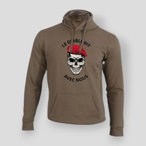 Sudadera LE DIABLE RIT Color Moka - Summit Outdoor Lifestyle