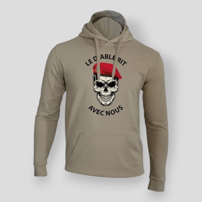 Sweatshirt LE DIABLE RIT Colo Light Sand - Summit Outdoor Lifestyle
