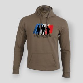 Sudadera French Army F&H Moka - Summit Outdoor Lifestyle